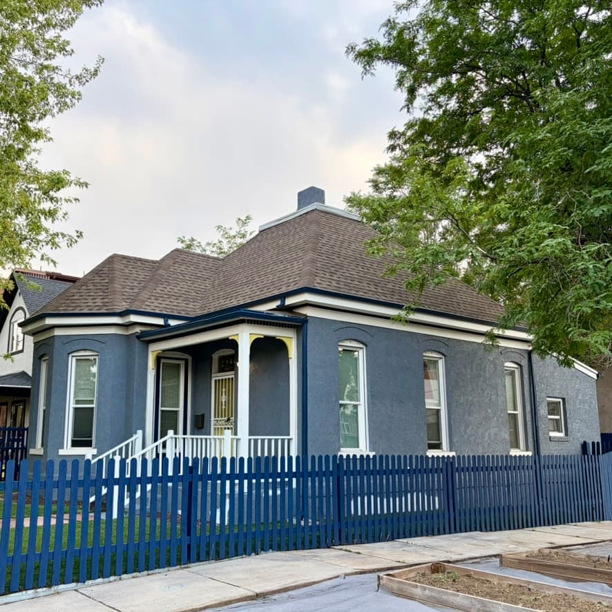 After roof replacement with GAF Timberline HDZ shingles in Denver, CO.
