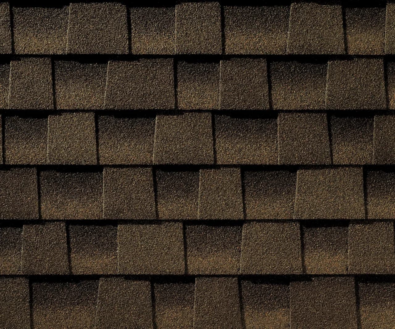 GAF Timberline HDZ Class 4 impact-resistant architectural asphalt roofing shingles close-up