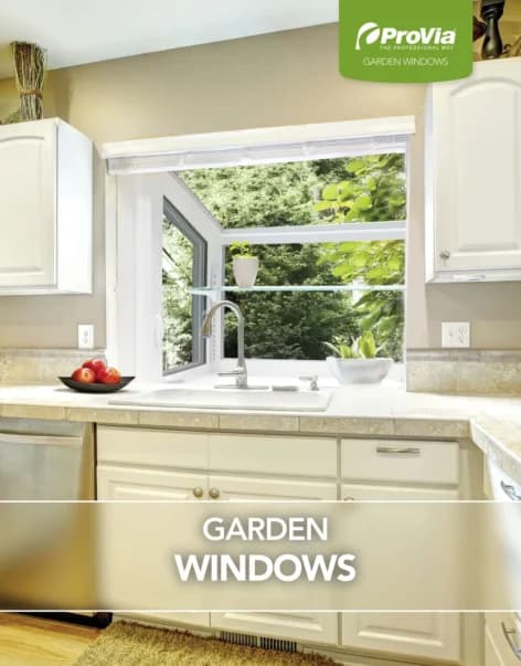 ProVia Garden Windows brochure cover — windows and doors for Denver Colorado homes
