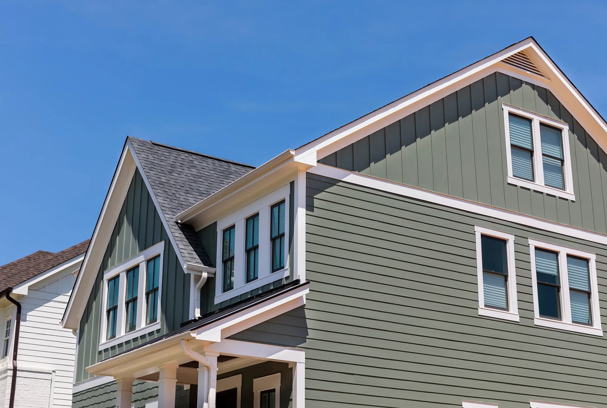 James Hardie fiber cement siding installed on a Denver Colorado home