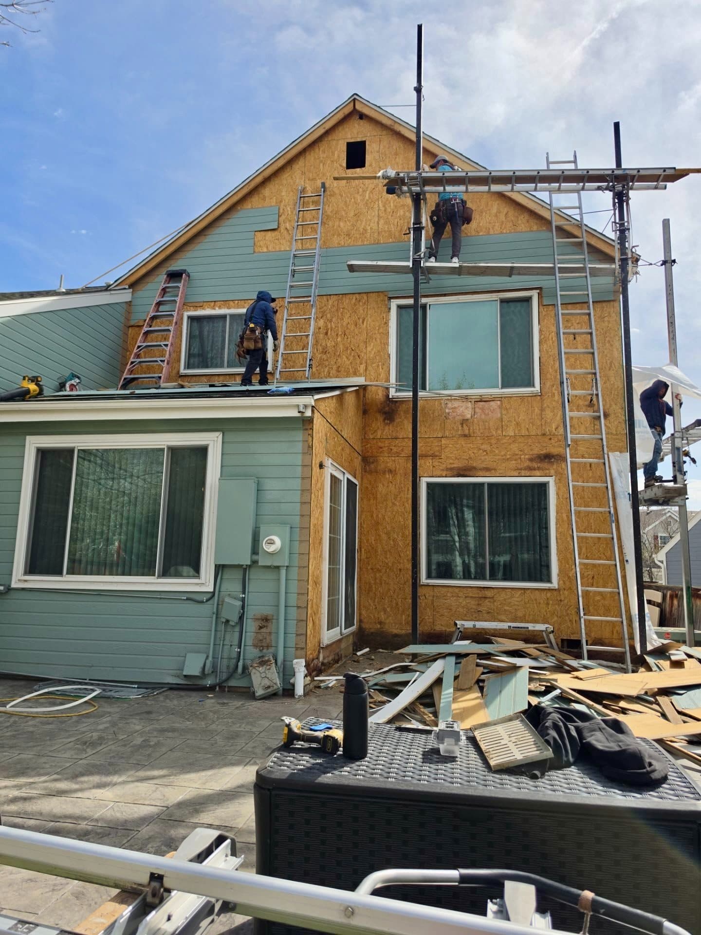 James Hardie Siding, ProVia Front Door, and Gutters in Highlands Ranch — photo 3